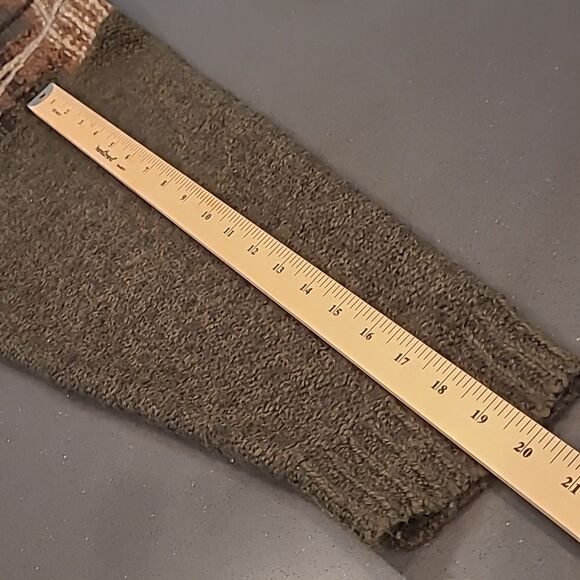 Time Told Best Oversized Olive and Cream Sweater with Pocket - Picture 5 of 8